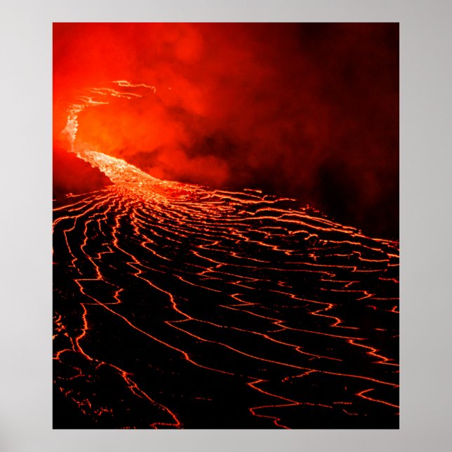 volcano eruption poster (Front)