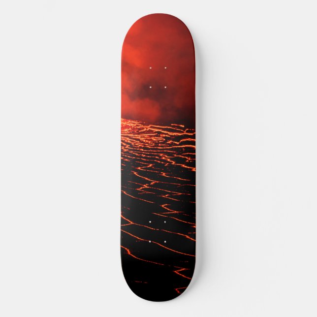 volcano eruption skateboard (Front)