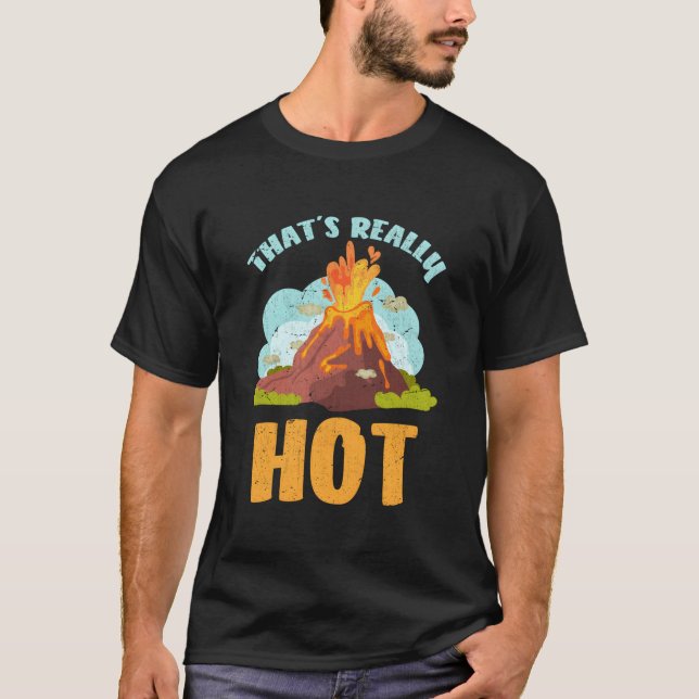 Volcano Geology T-Shirt (Front)