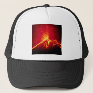 Volcano Hot Lava 1991 Costa Rica Trucker Hat
