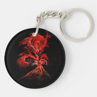 Volcano Key Ring