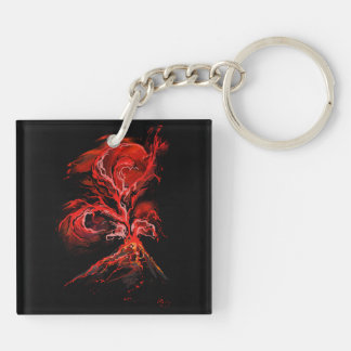 Volcano Key Ring