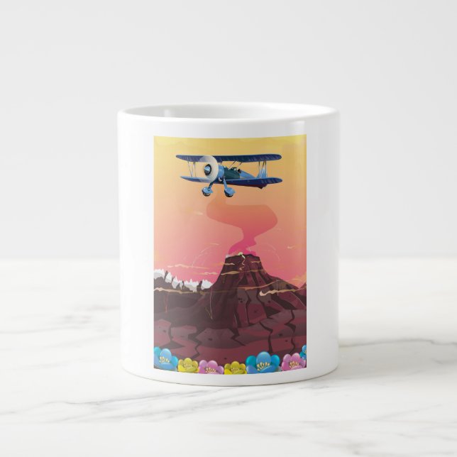 Volcano Large Coffee Mug (Front)