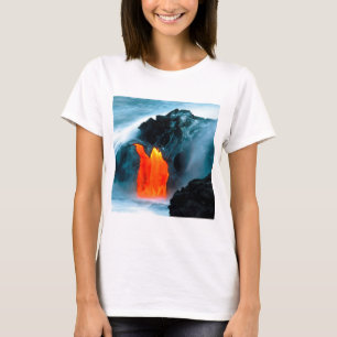 Volcano Lava Flow From Kilauea Hawaii T-Shirt