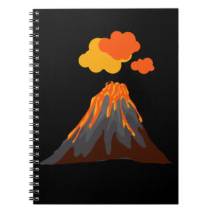 Volcano Lava Lover Notebook
