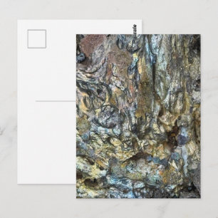 Volcano Lava Rock Postcard