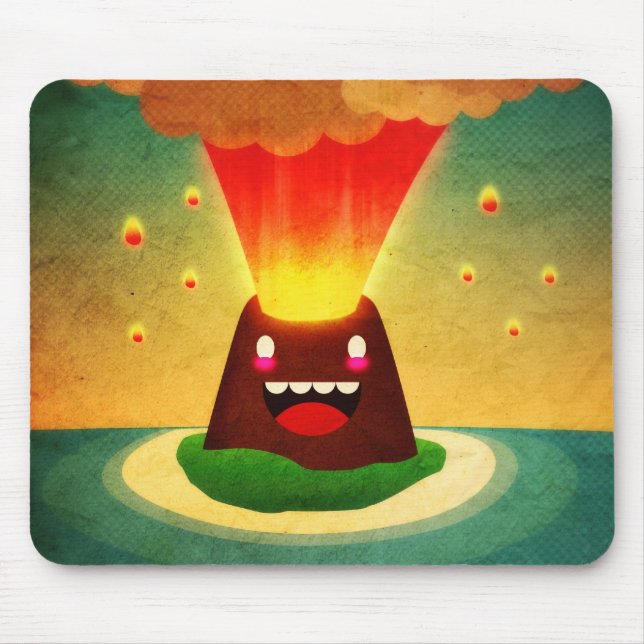 Volcano Mouse Mat (Front)