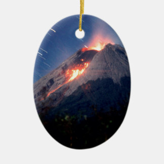 Volcano Natural Wonder Ceramic Tree Decoration