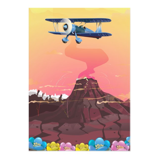 Volcano Photo Print (Front)