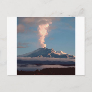 Volcano Ruapehu Tongariro New Zealand Postcard