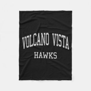Volcano Vista High School Hs Albuquerque Nm Retro Fleece Blanket