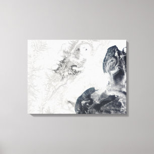 Volcanoes in central Kamchatka Peninsula Canvas Print