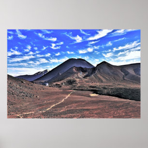 Volcanoes of Tongariro Poster
