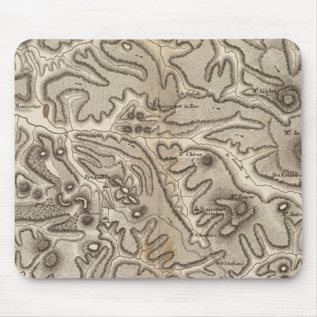 Volcans Haute Loire Mouse Mat (Front)