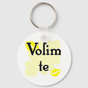 Volim te - Croatian - I Love You Key Ring