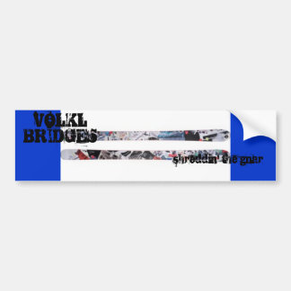 VOLKL BRIDGES BUMPER STICKER