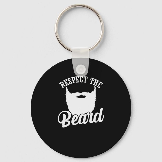 Vollbart "Respect the Beard" Key Ring (Front)