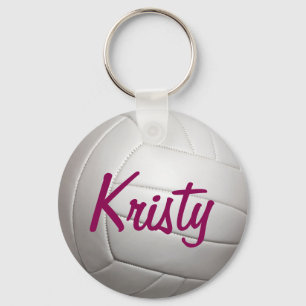Volley Ball Volleyball Sports Name Key Ring