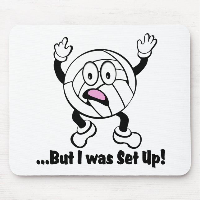 Volley Dude Mouse Mat (Front)