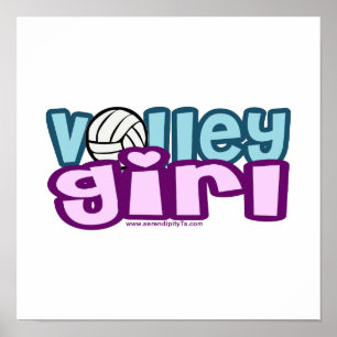 Volley Girl Poster