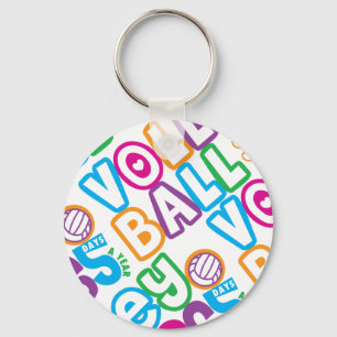 Volleyball 365 Days A Year Key Ring