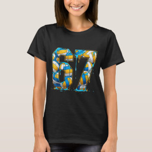 Volleyball 67 Six Seven Srt Funny Gen Alpha Z Meme T-Shirt