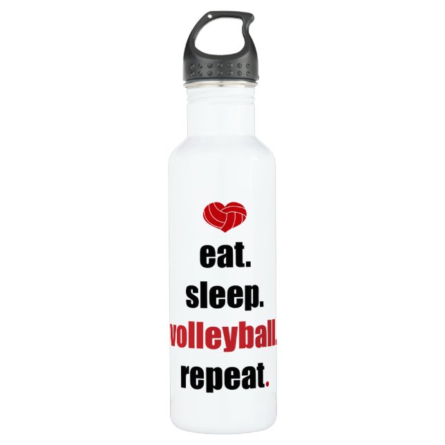 volleyball 710 ml water bottle (Front)