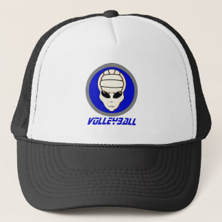 Volleyball Alien Trucker Hat