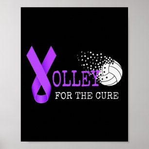 Volleyball Alzheimer awareness Poster
