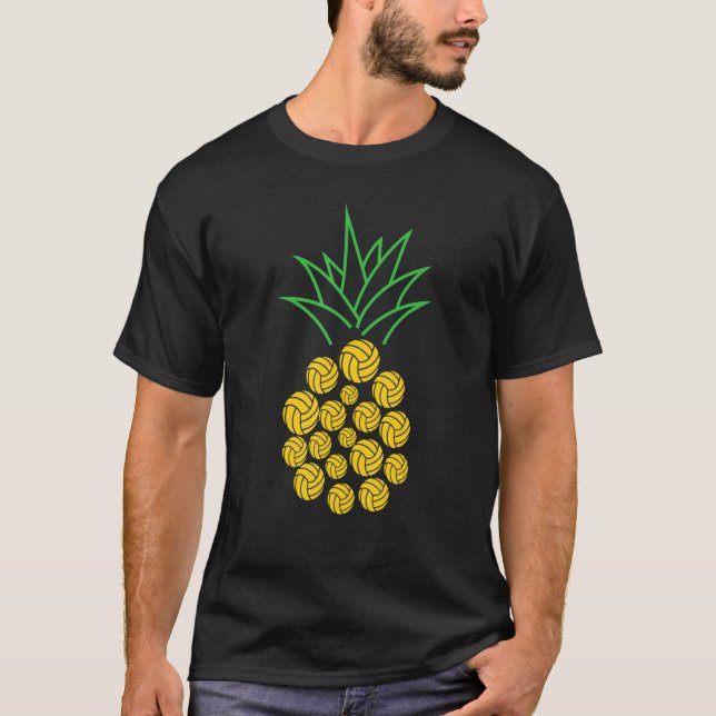 volleyball ananas girls love volleyball best fun b T-Shirt (Front)