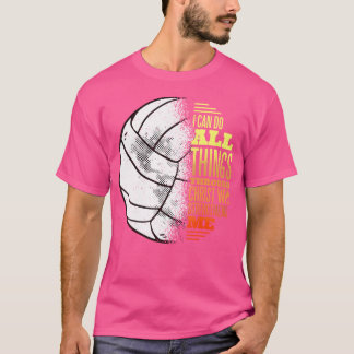 Volleyball And Jesus T-Shirt
