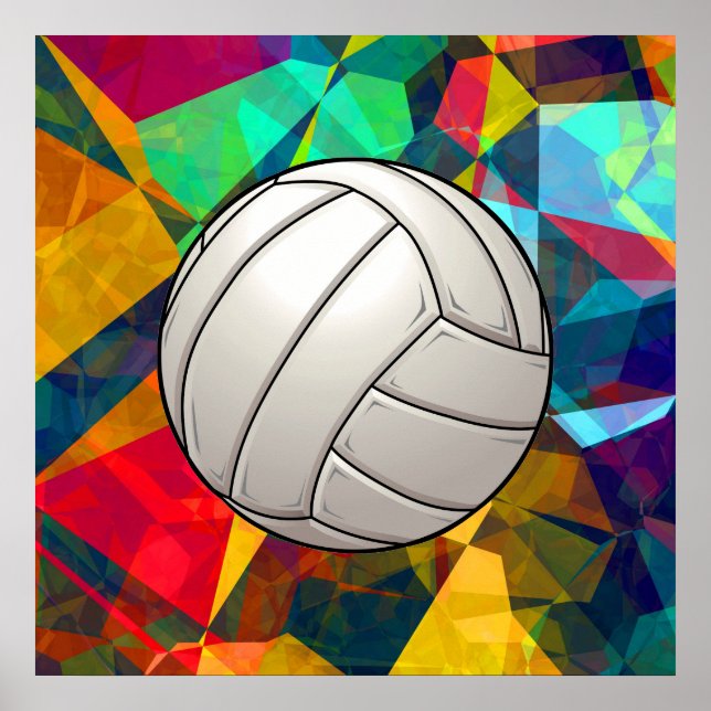 Volleyball Art Poster (Front)