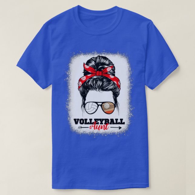 volleyball aunt T-Shirt (Design Front)