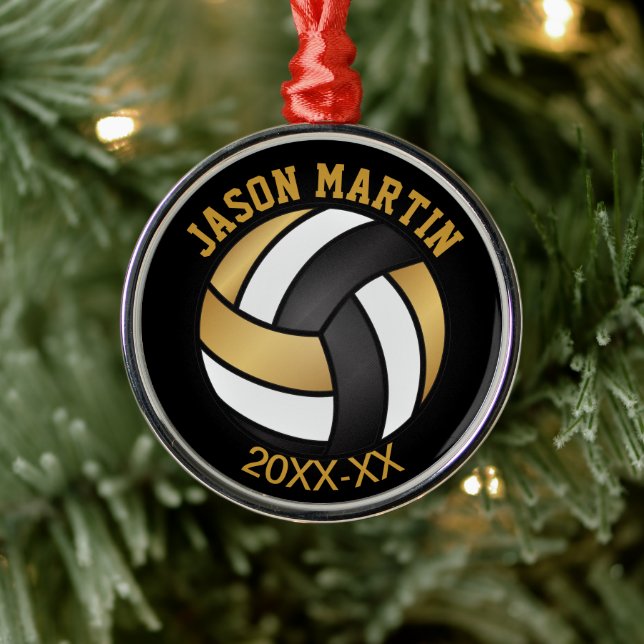 Volleyball 🏐 Award - Gold Metal Tree Decoration (Tree)