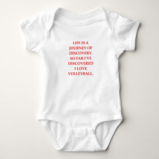 VOLLEYBALL BABY BODYSUIT (Front)