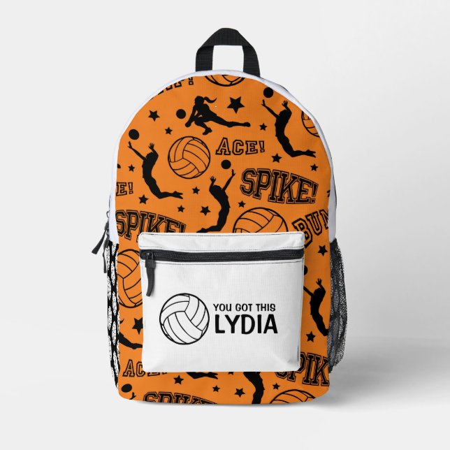 Volleyball Backpack (Front)