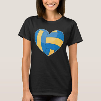 Volleyball Ball Heart Valentine's Day For Volleyba T-Shirt