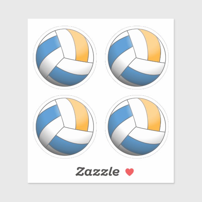 Volleyball Ball Set of 4 (Sheet)