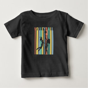 Volleyball  Beachvolleyball Retro Baby T-Shirt