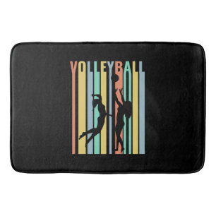 Volleyball Beachvolleyball Retro Bath Mat