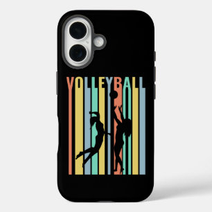 Volleyball Beachvolleyball Retro iPhone 16 Case
