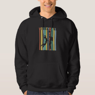 Volleyball Beachvolleyball Retro Hoodie