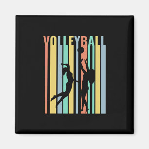 Volleyball Beachvolleyball Retro Magnet