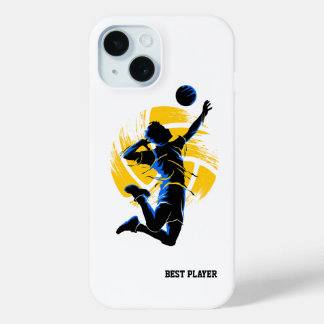 Volleyball Best Player | Professional iPhone 15 Case