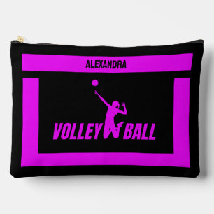 Volleyball Birthday Gift, Volleyball Player Girl,  Accessory Pouch
