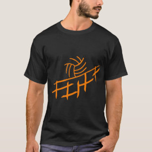 Volleyball Black  T-Shirt