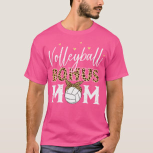 Volleyball Bonus Mum Step Mum Volleyball Mum T-Shirt