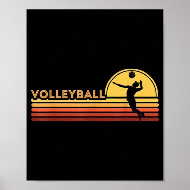 Volleyball boy men  poster (Front)