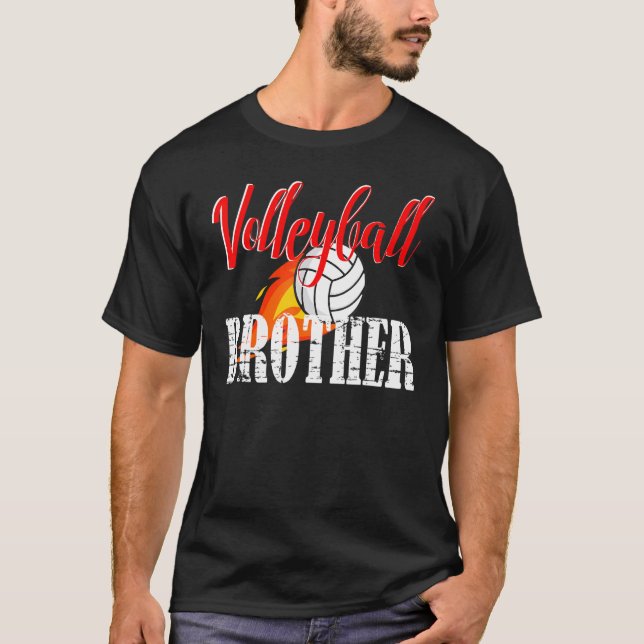 Volleyball Brother Volleyball   T-Shirt (Front)