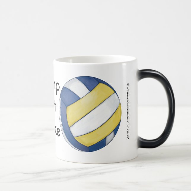 Volleyball Bump, Set, Spike mugs (Right)